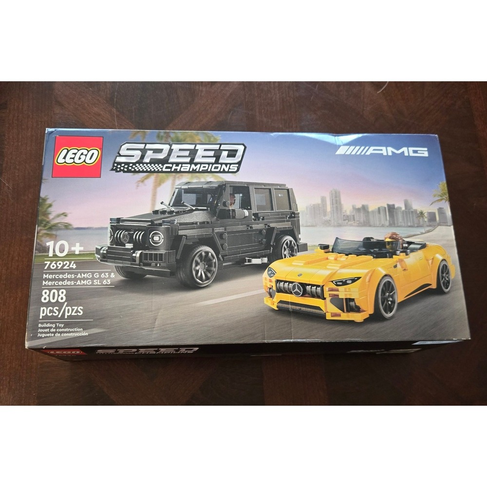 LEGO Speed Champions Mercedes-AMG G 63 & SL 63 Set 76924 808 Pcs New
